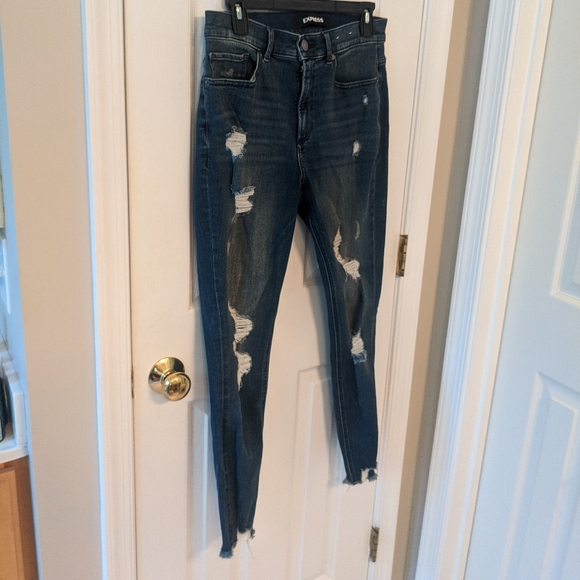 Express Distressed Jeans Size 8